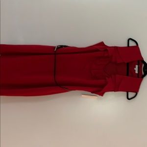 Red Sleveless Dress